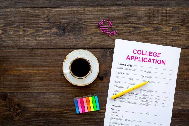 Breaking down the college application Breaking down the college application