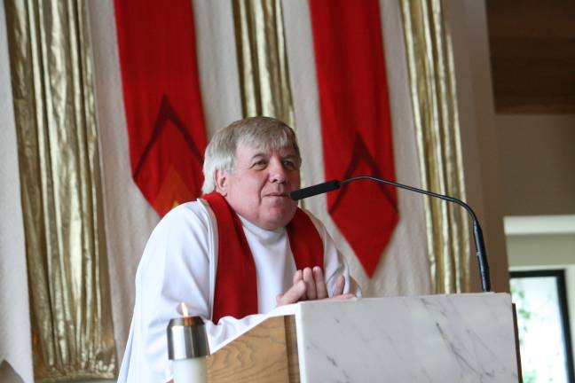 Rev. Patrick Rice, a man to remember Fr. Patrick Rice giving a Sunday homily.