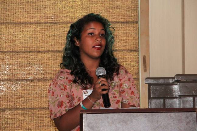 More than 500 attend Girls World Expo Miafayth Muse of Sparta.