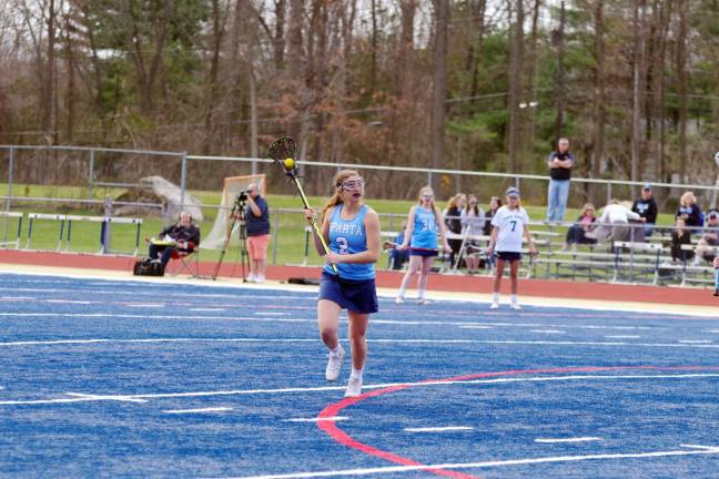 Mead leads Sparta girls to lacrosse victory over Pope John Sparta's Jacqui Hallack scored three goals and made two assists.