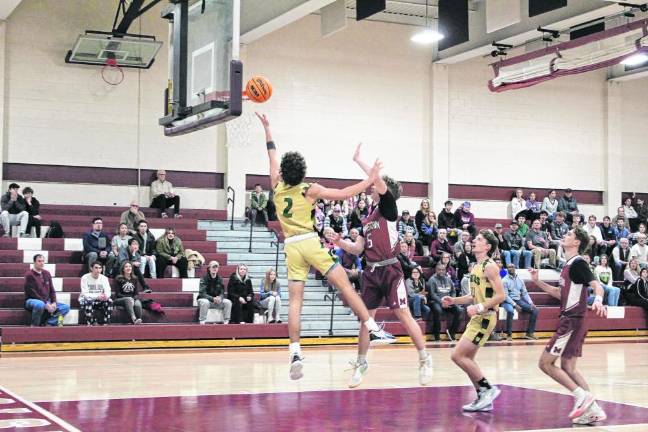 Senior point guard Evan Milanesi scored 1,614 points in his high school career.