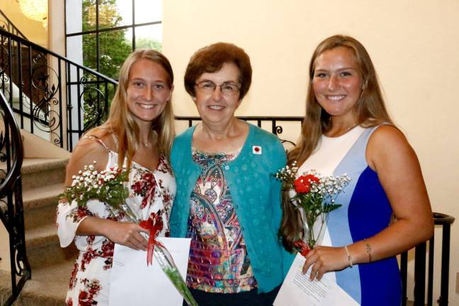 Sparta seniors receive scholarships Sparta Woman's Club Scholarship - Katharine Campion, Mary Warner, Bayleigh Takacs
