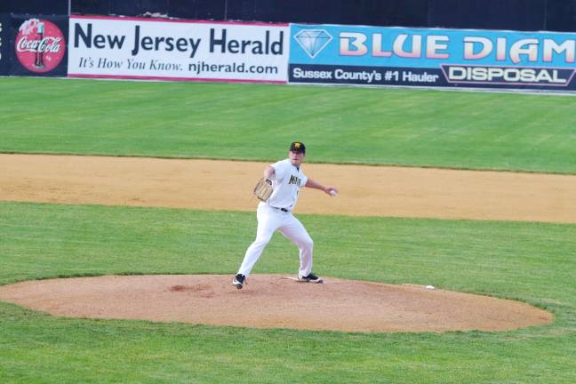 Miners pitcher Kris Regas threw six strong innings, allowing just two earned runs and striking out six.