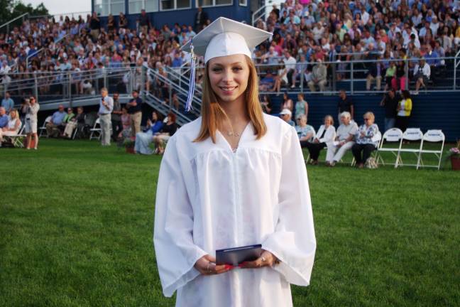 Sparta class of '15 graduates Sparta High School graduate Kristal Cannici.