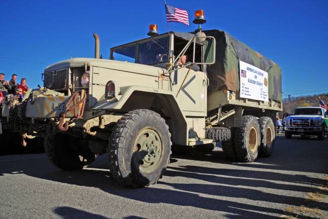 Sussex County veterans honored at fairgrounds American Legion of Sussex County truck.