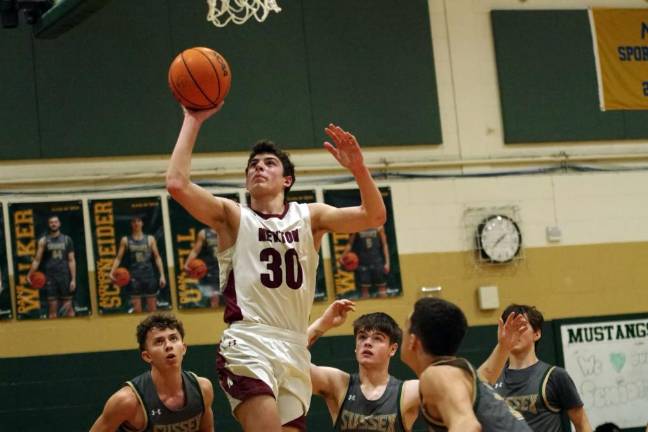 Sussex Tech defeats Newton Newton’s Maxwell Maslowski goes airborne.