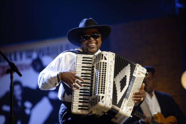 Mardi Gras style with Nathan & The Zydeco Cha-Chas By Rick Olivier Nathan Williams