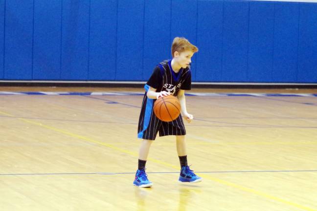 Sparta Stars win basketball tourney championship Sparta's Nick Ryan.
