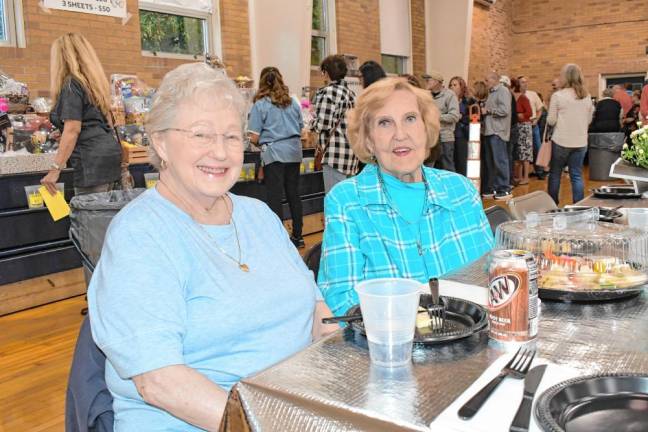 Silver Jubilee Celebration Joy Schober of Oak Ridge and Mary Ann Obdens of Lake Hopatcong.