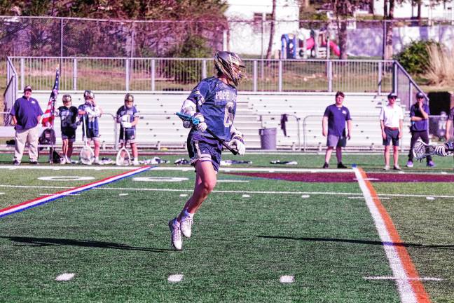 Sports roundup: Lions advance to H/W/S quarterfinal Pope John's Sam Conetta scored three goals.