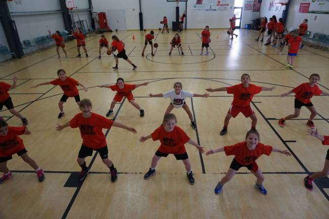 Fun, challenging and interactive drills! Photos provided by BT Basketball