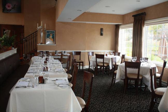 Andre's Restaurant settling in on Seneca Lake The dining room.