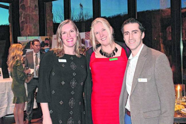 From left are Rebekah Forlenza, Cathy Ellman and Larry Forlenza.