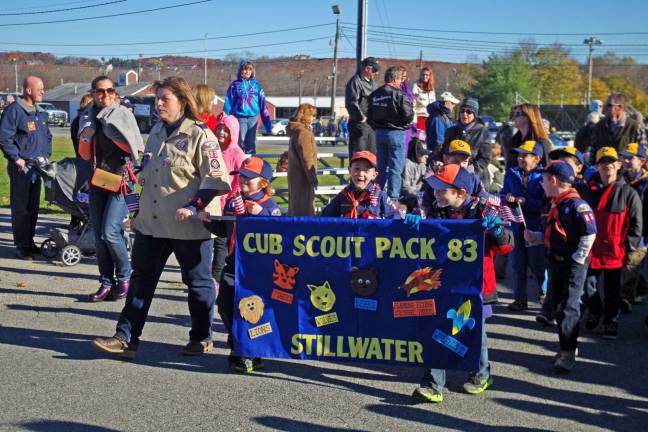 Sussex County veterans honored at fairgrounds Cub Scout Pack 83 of Stillwater.