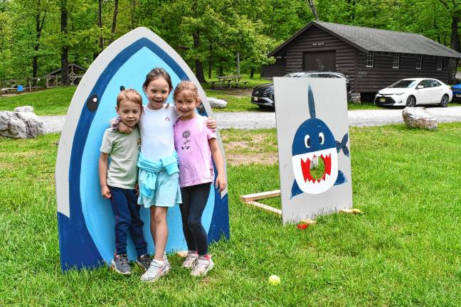 Photos: Water Safety Fair Duke, Emilia and Leia Steingall of Sparta.