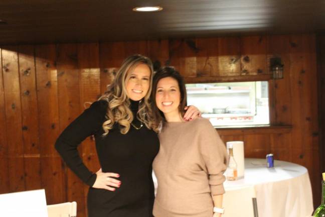 From left are Sparta Education Foundation president Heather Egli and vice president Jillian Palleschi.