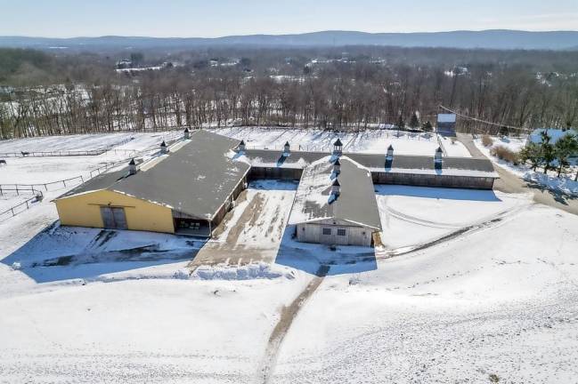 Modern equestrian facility comes with renovated home Modern equestrian facility comes with renovated home