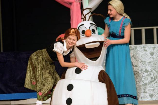 Sparta Middle School students this weekend present Frozen Jr at Sparta High School.