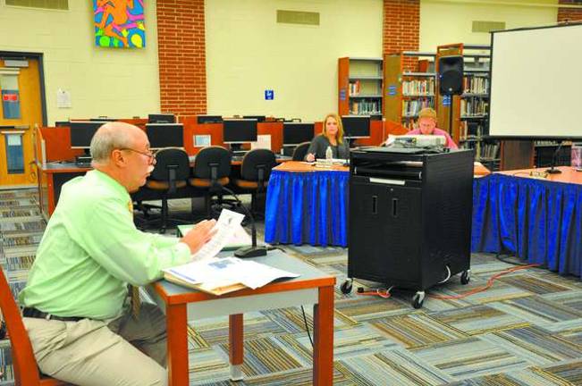School board to create strategic plan Al Annunziata, New Jersey School Board Association representative, presented the schedule of upcoming public strategic plan meetings to the board of education. photo by jennifer jean miller