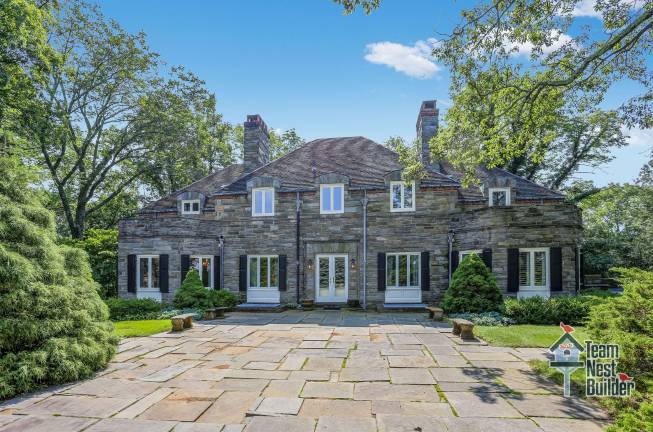 East Mountain mansion for sale Chaumont: rear exterior of the main house