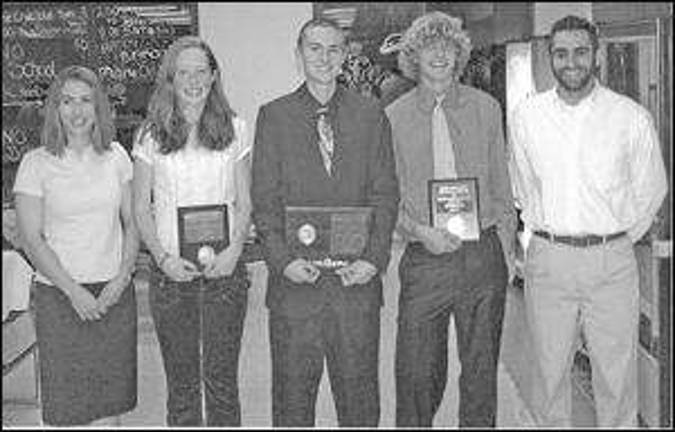 Sparta runners receive special awards Sparta runners receive special awards