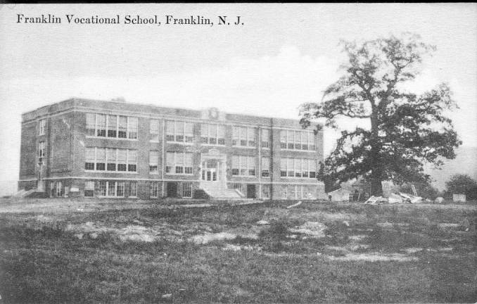 The oak tree in front of Franklin school.