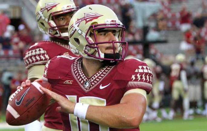 Sparta native Sean Maguire lead Florida State to a Saturday night win against Clemson. photos provided by the florida state university athletics department