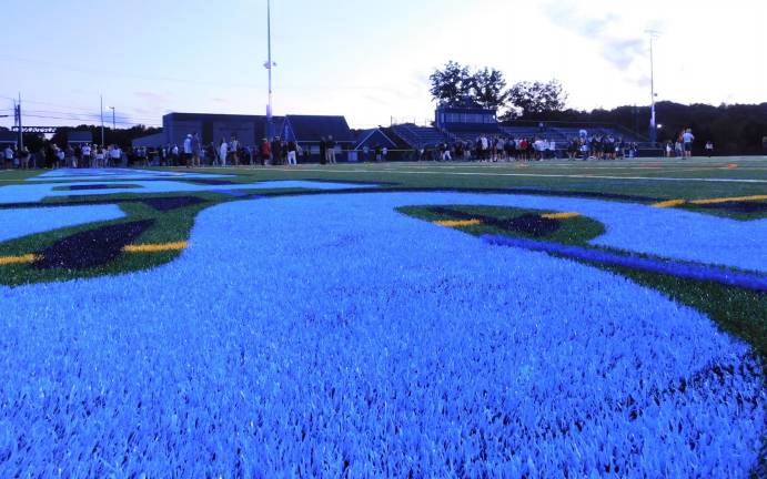 High School celebrates new turf The new field on Monday, Aug. 26, 2019.