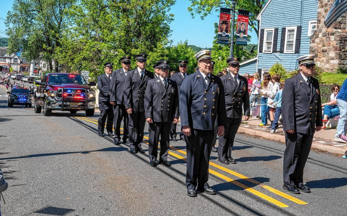 Photos: Memorial Day Parade Fire Department officials.