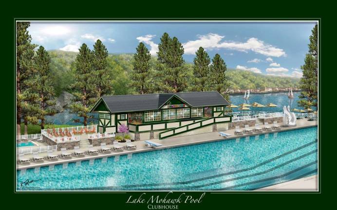 Cruiser Club to be reborn Artist's rendering of the planned Lake Mohawk Pool