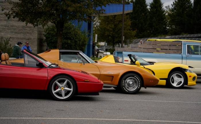 The show was held in the Sparta Middle School parking lot.