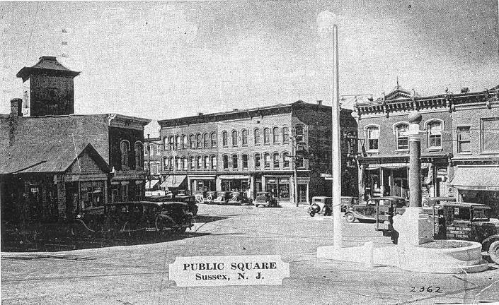 Sussex County History Today: Main Street, Sussex Borough <b>Main Street in Sussex. (Photo courtesy of Mary Case)</b>