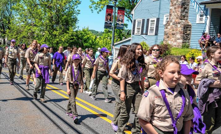 Photos: Memorial Day Parade Scouts march in the parade.