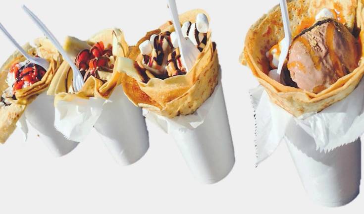 Taste your way through the fair Everything About Crepes. (Photo provided)