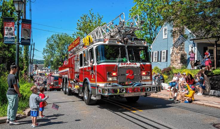Photos: Memorial Day Parade Sparta firetrucks.