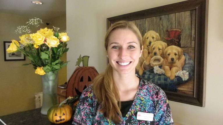 Veterinarian joins animal hospital Dr. Courtney Scairpon, D.V.M