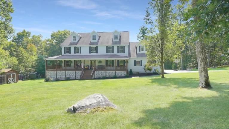 Modern farmhouse on five acres is a private oasis