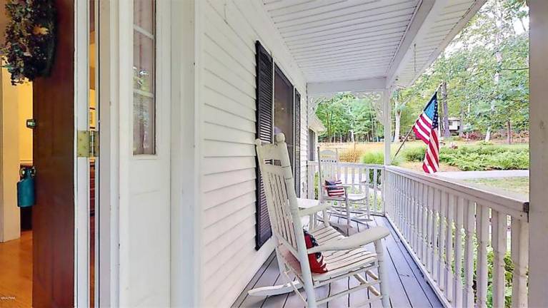 Three-bedroom colonial has large private yard and more