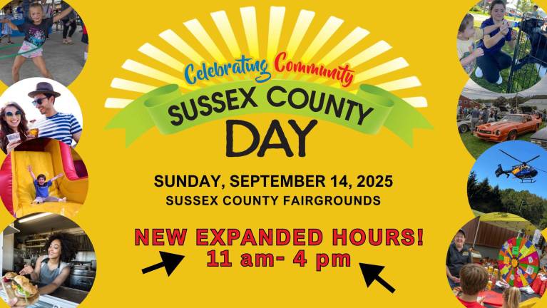 Sussex County Day will be Sunday Sussex County Day will be Sunday