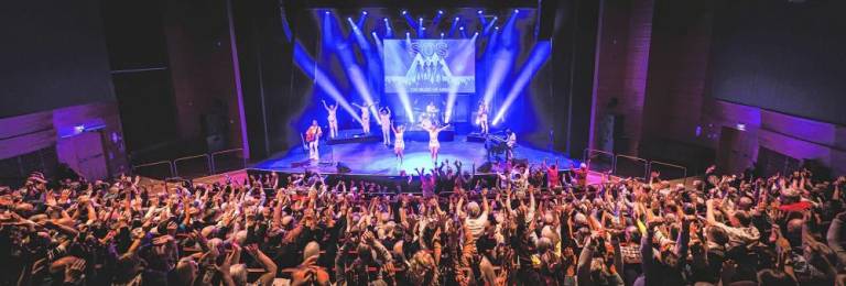 Music among the flowers and foliage <b>‘Direct From Sweden: The Music of ABBA’ will be at the Newton Theatre on Friday night. (Photo courtesy of ‘Direct From Sweden: The Music of ABBA’)</b>