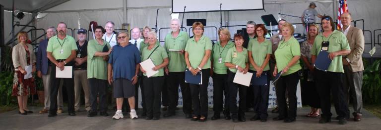 Skylands Ride Drivers receive Safety Awards Skylands Ride drivers were honored with Safety Awards at the NJ State Fair.