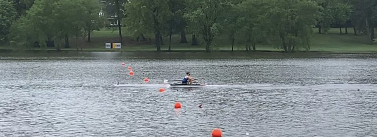 ROW1 Sparta High School senior Elizabeth Enriquez competes in the Women’s Senior Single Scull category. (Photos provided)