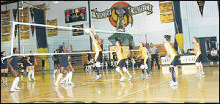 Lady Vikings spike West Orange Lady Vikings spike West Orange