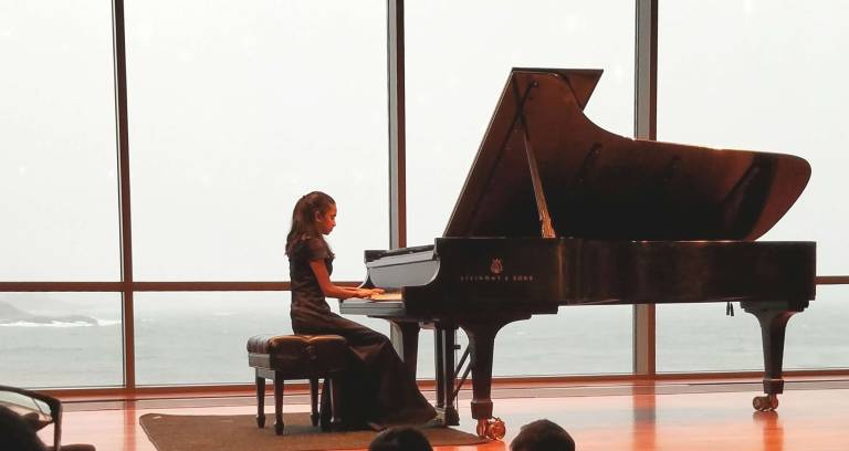 Local student performs at Rockport Music Hall Lomaani Ranasinghe
