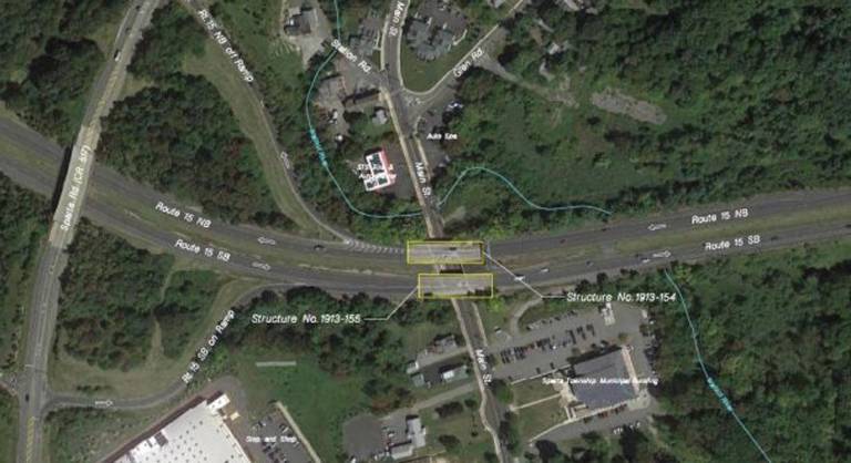 Roadwork ahead Roadwork ahead: Route 15 bridge in Sparta.