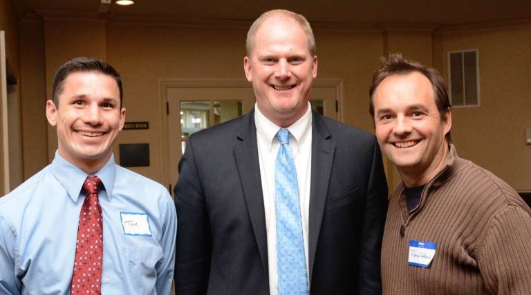 New Jersey — New World holds summit to promote healthy, local food Thomas Valle, Braden Hirsch and Florian Wehrli.