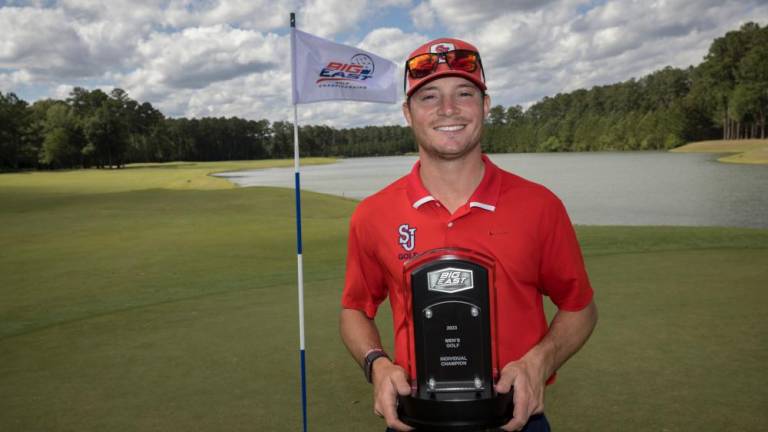 Jack Simon will play in the NCAA Regional Tournament at Eagle Eye Golf Club in Bath, Mich., on May 15-17.