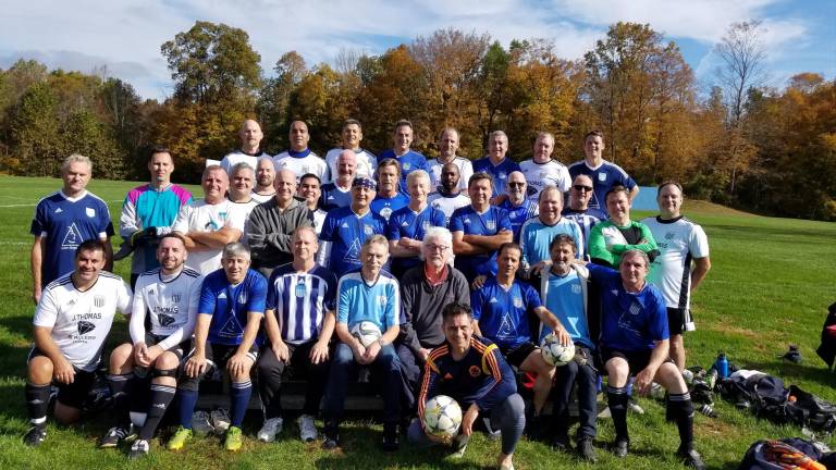 Adult soccer celebrates 25th anniversary, expands with new team The Over 40s, 50s, and 60s teams on Sunday celebrated 25 years of adult soccer in Sparta.