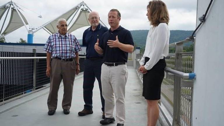 Local officials, U.S. Rep. discuss I-80 proposed rockwall Local officials, U.S. Rep. discuss I-80 proposed rockwall
