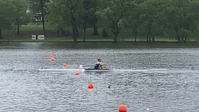 ROW1 Sparta High School senior Elizabeth Enriquez competes in the Women’s Senior Single Scull category. (Photos provided)